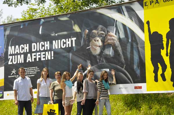 Another Austrian billboard ad, this one promoted by EPAMEDIA