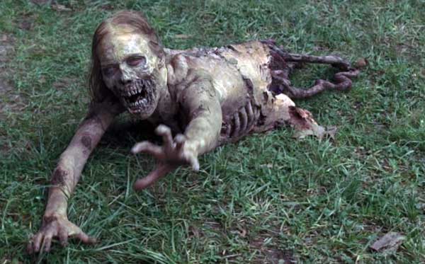 half-zombie-walking-dead