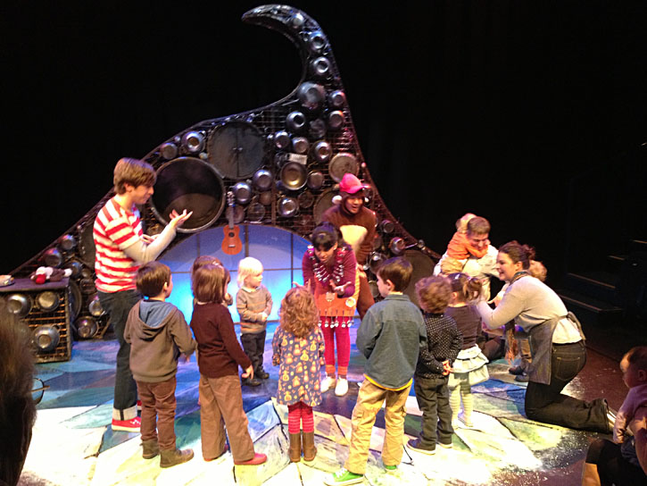 The kids join in the fun