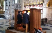 Lunchtimes reverb to the sound of organ proms at York Minster