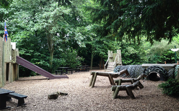 Awaiting renovation - the adventure playground