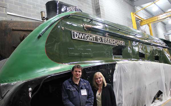 Dwight D Eisenhower undergoing restoration