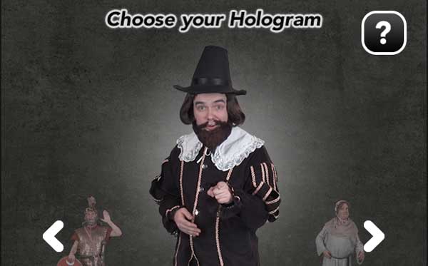 How Guy Fawkes appears on the app