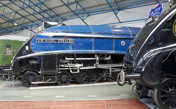Sir Nigel Gresley takes a break from hauling visitors on the North Yorkshire Moors Railway