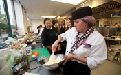 Train chef finalists dish up first class fare to York students
