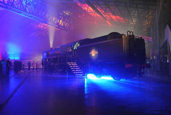 Trains in a new light, as part of Illuminating York