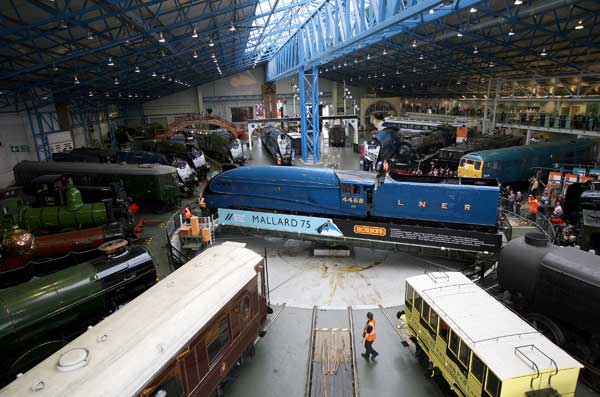 The original line-up of six A4 locos