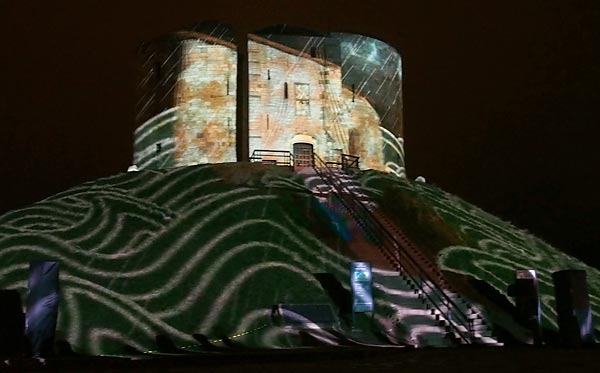 Walls on walls cliffords-tower2-illuminate-2013