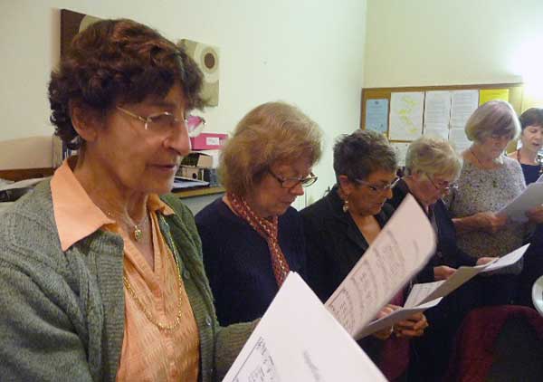 French choral singing at Ouse Lea