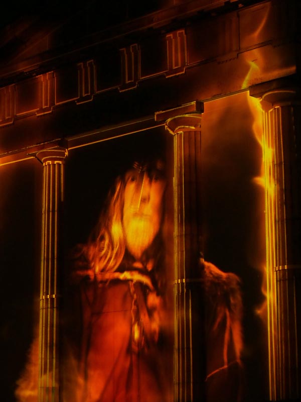 Illuminated Vikings return to the Museum Gardens, York museum-gardens-val-haller3-illuminate-2013