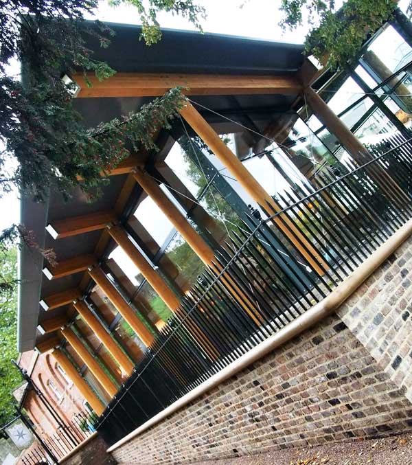 The modern exterior