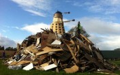 Panto stars prepare to ignite giant dalek at fireworks spectacular
