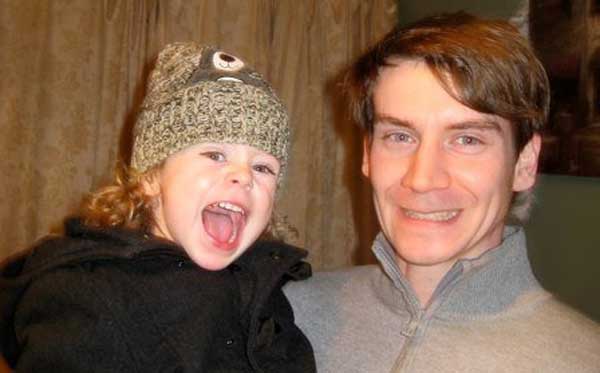 Missing: Daniel Jarvis with his nephew Finnley