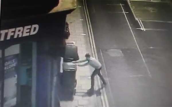 Video: Drunken idiots trash York street, police make them clear it up
