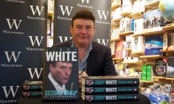 Jimmy White whips up a whirlwind in Waterstones