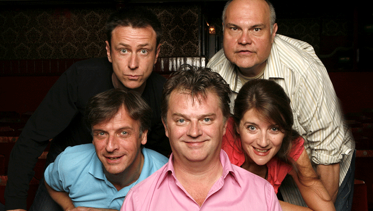 Great fun… Paul and his chums