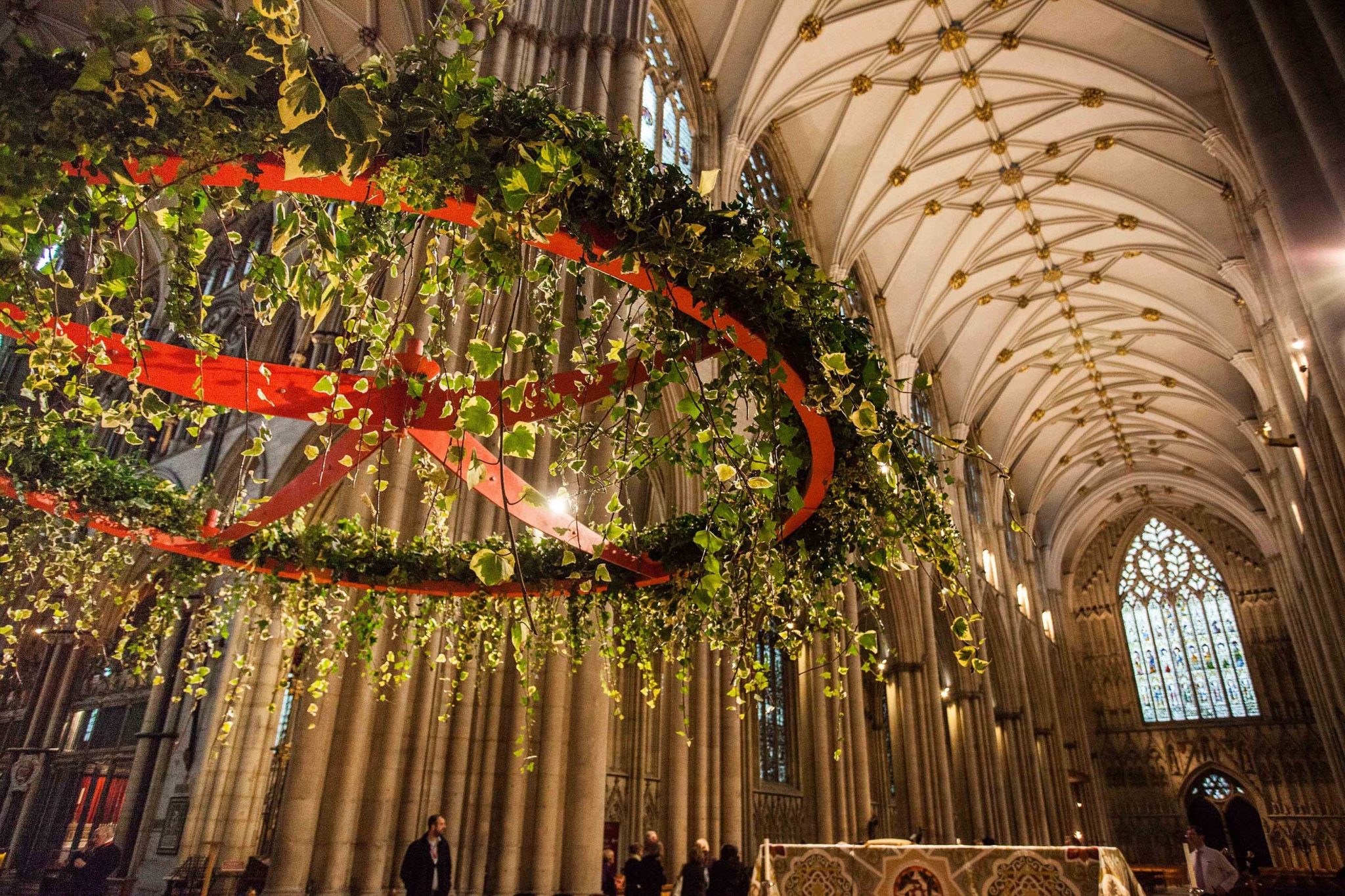 Stunning pix: York Minster advent wreath reaches new heights