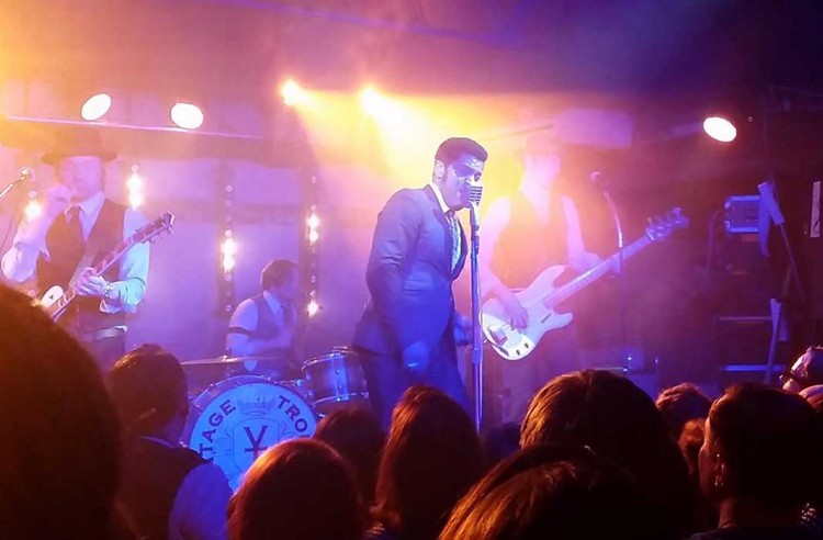 Astonishing energy: frontman Ty Taylor and Vintage Trouble. Photograph © Mark Eastwood