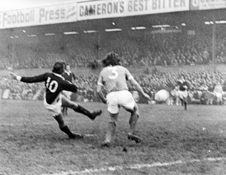 Chris's left foot volley nearly wins the game for York City against his old club Manchester City at Bootham Crescent