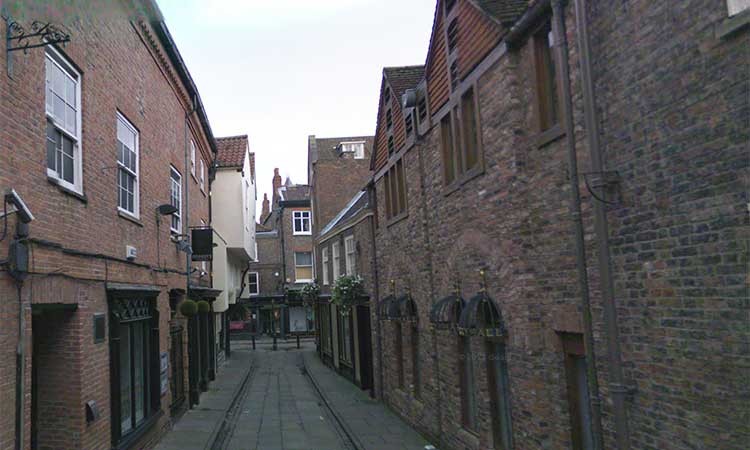 Scene of the attack: Kennedy's on Little Stonegate. Photograph: Google Street View
