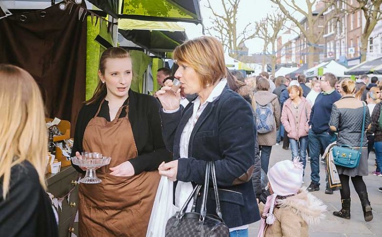 A feast for all the senses… the choc fest on Parliament Street
