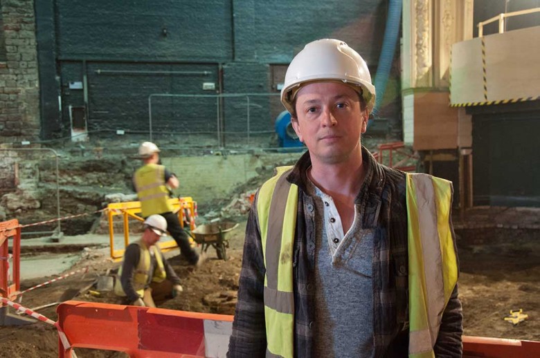 Chief archaeologist on the site Ben Reeves 