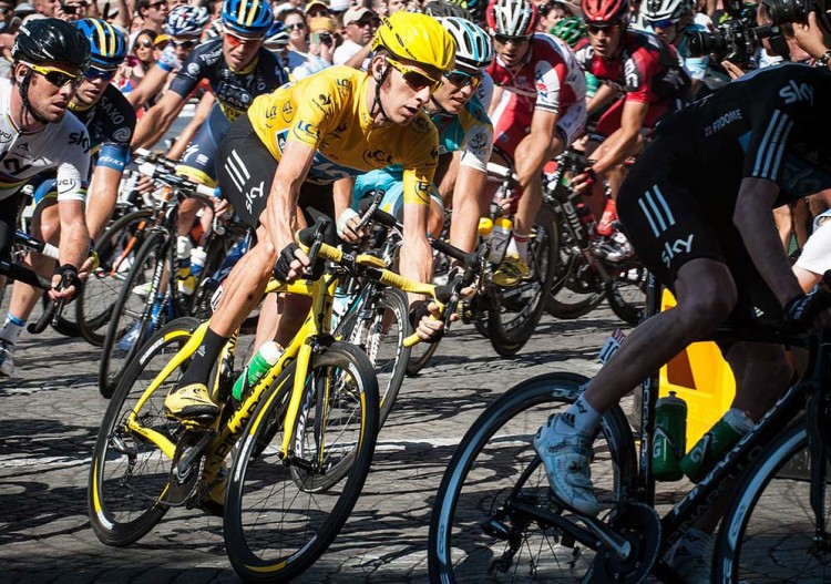 Tour de France winner Sir Bradley Wiggins. Photograph © Josh Hallett on Flickr