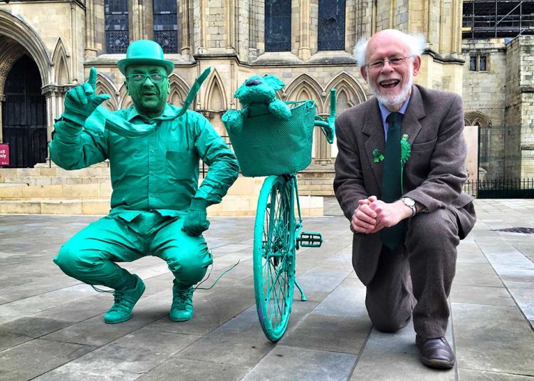 With the Green Party candidate for York Central Jonathan Tyler