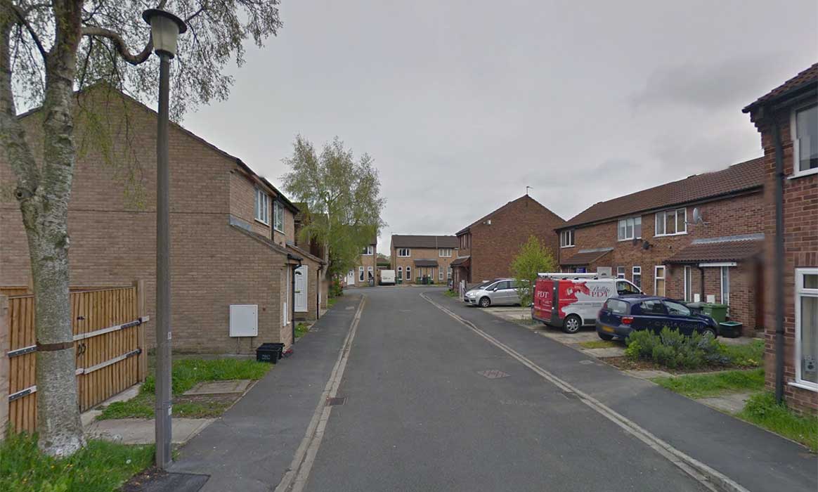 Two men taken to hospital after fire at flat in York