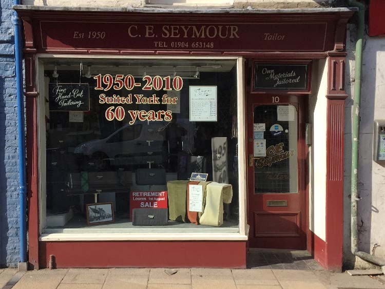 Established 1950, closing in August: the CE Seymour shop on Bootham