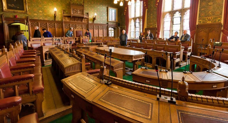 The York council chamber at Guildhall. Photograph © Allan Harris on Flickr