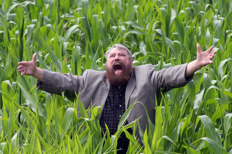 Brian Blessed at the launch of York Maze in 2014. Photograph: York Maze