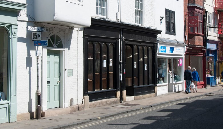 The exterior of the café on Goodramgate. Photograph: YorkMix