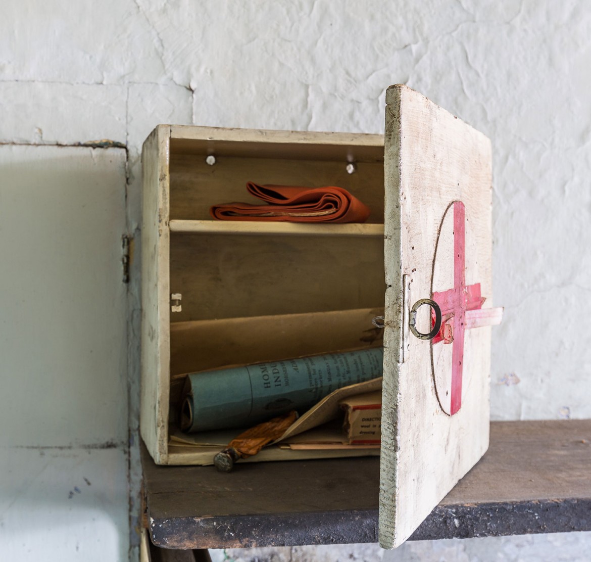 The old first aid cabinet