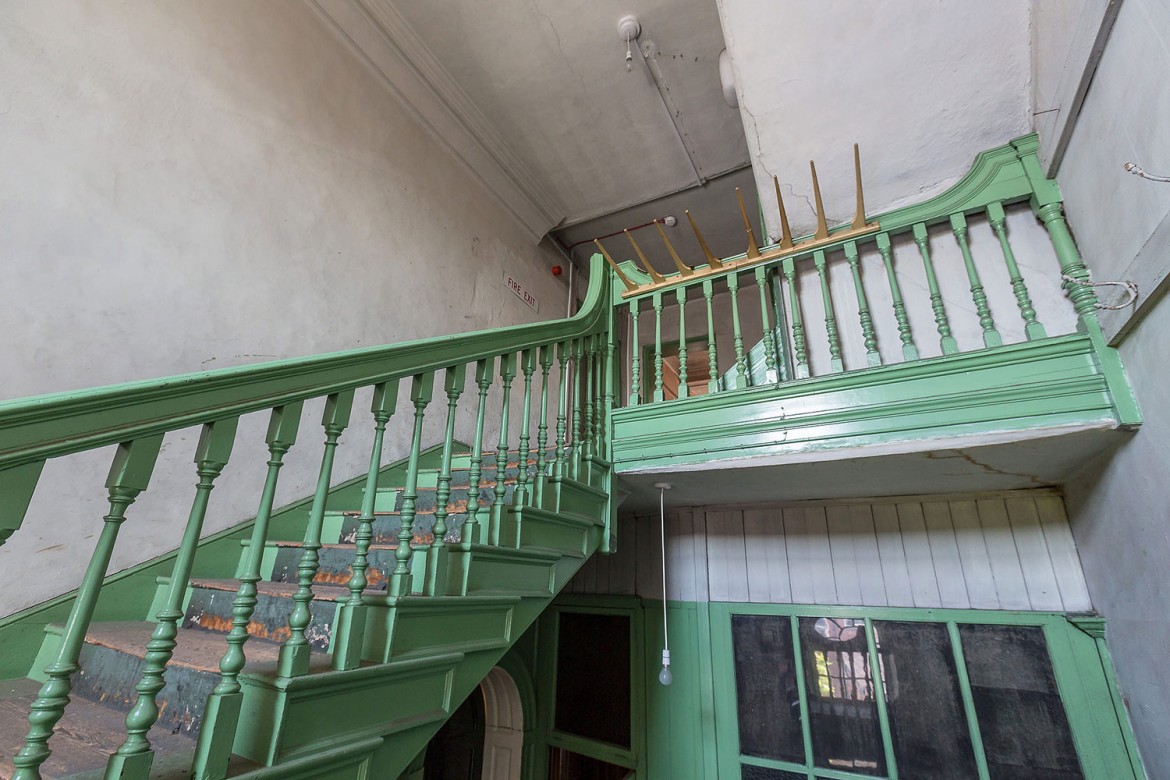 An impressive staircase