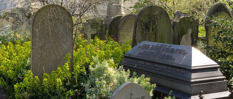 The Garden of Death… York Cemetery. Photograph © Allan Harris on Flickr