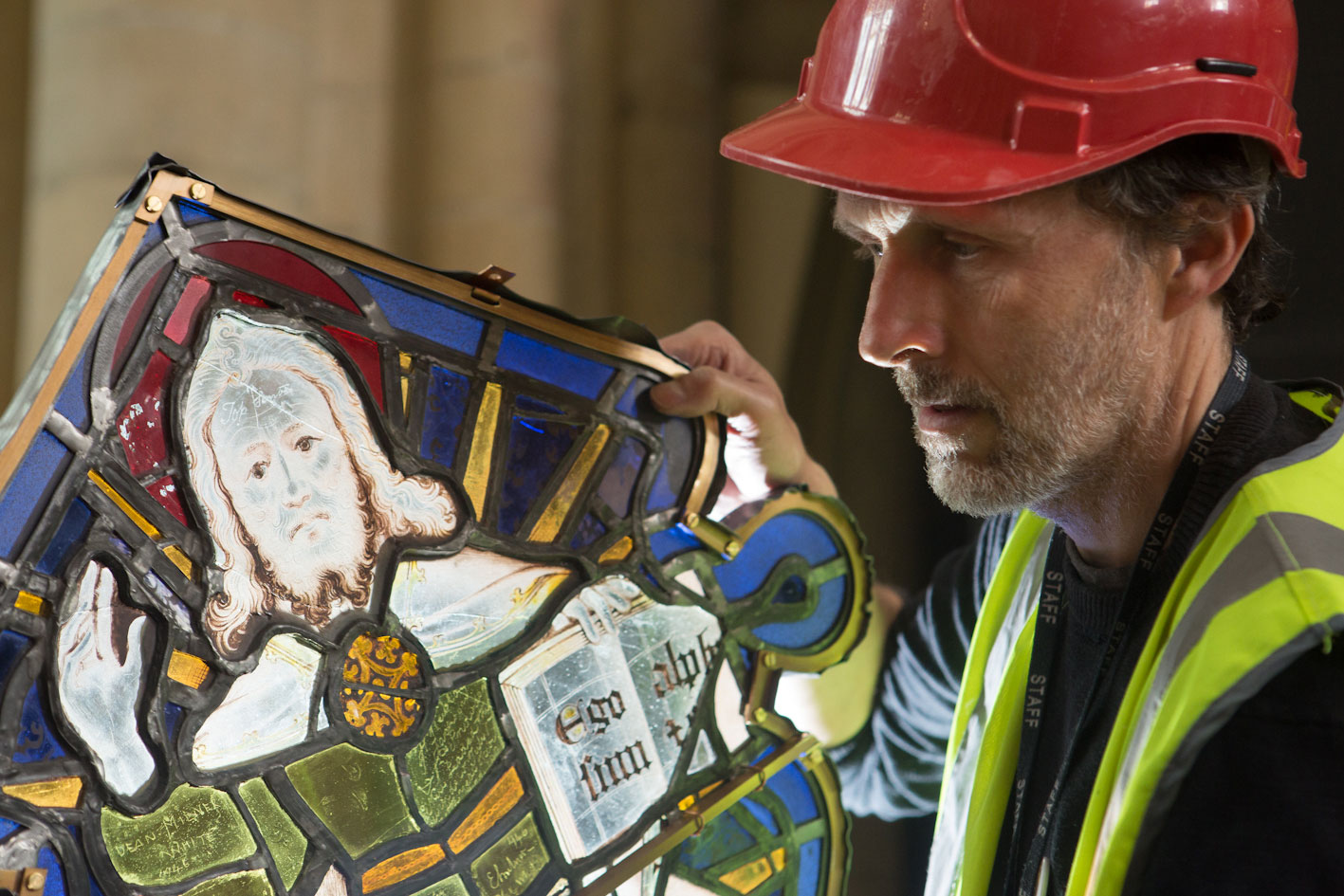 God back in place above York as glass master work is pieced together