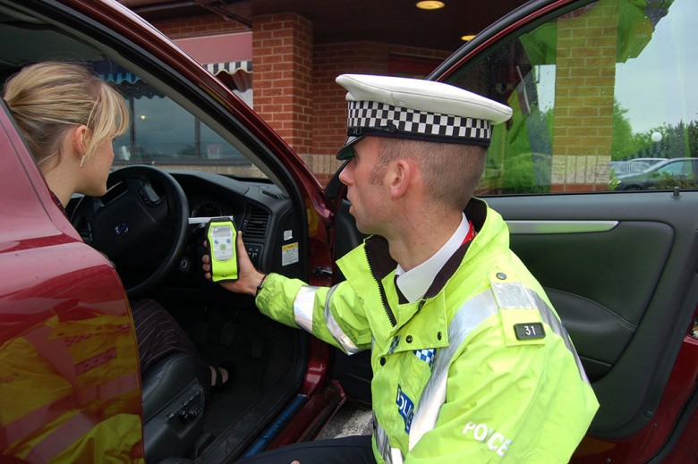 The message: don't drink and drive. Photograph: North Yorkshire Police