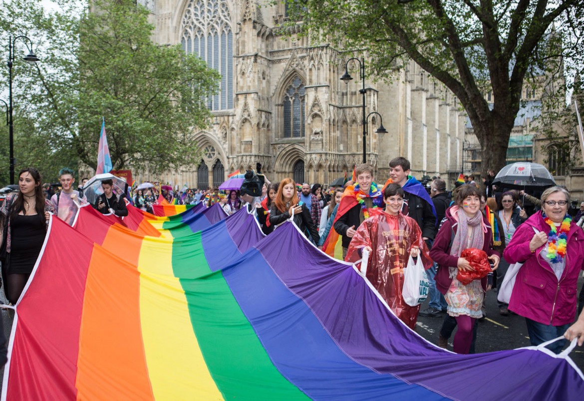 The rain failed to dampen spirits. Photograph © Duncan Lomax / Ravage Productions