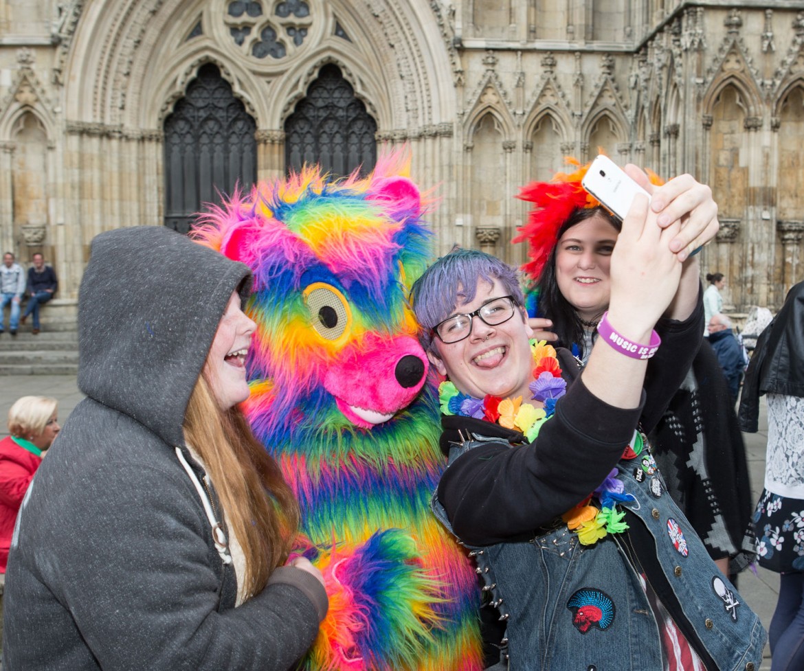 A Minster selfie. Photograph © Duncan Lomax / Ravage Productions