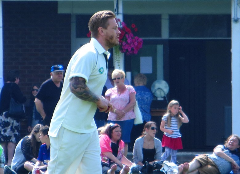 Matthew bowled a couple of overs