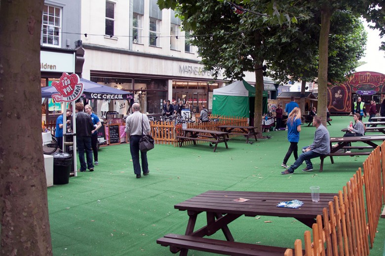 How the fringe transformed Parliament Street in York. Photograph: YorkMix