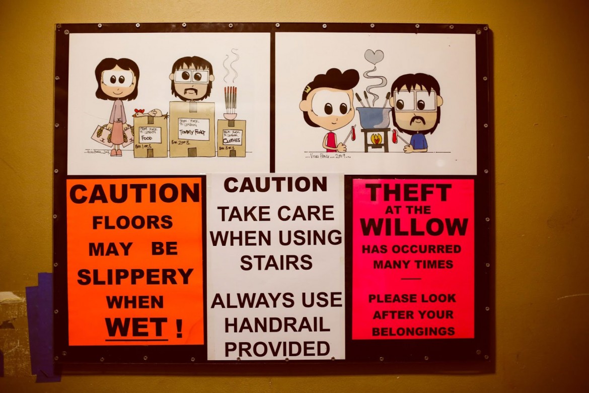 Pickpockets and slippery floors