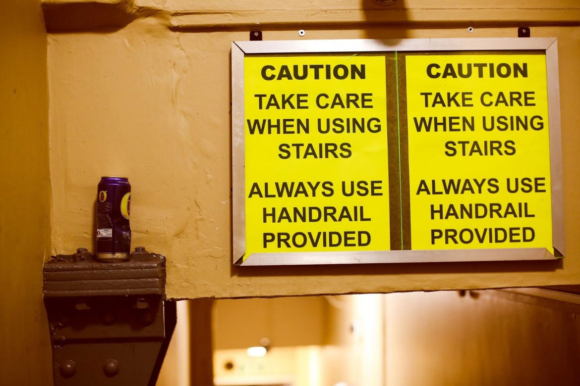 Don't forget the handrail
