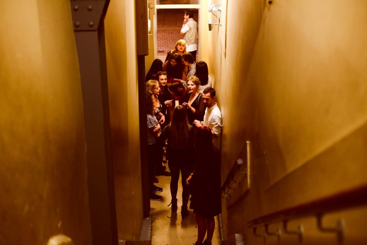Through the door