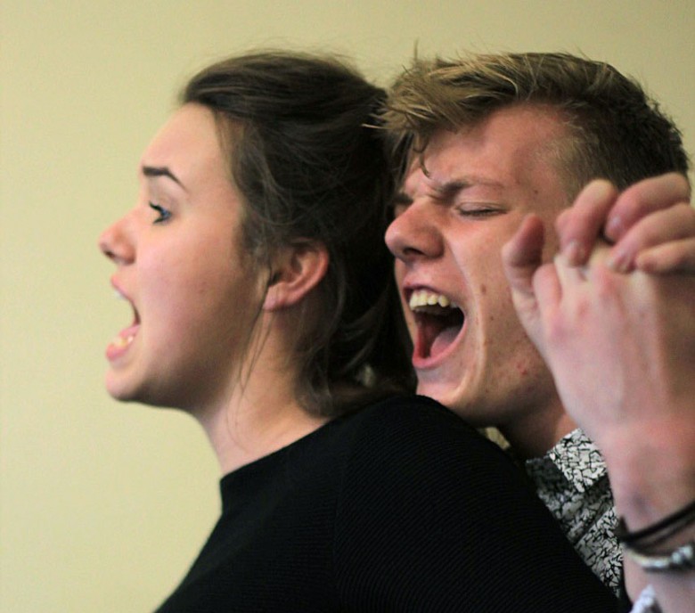 Great voices… Rob Fisher and Beth Stevens