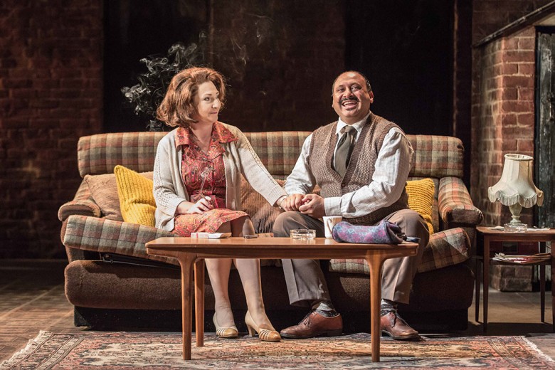 Husband and wife George (Simon Nagra) and Ella Khan