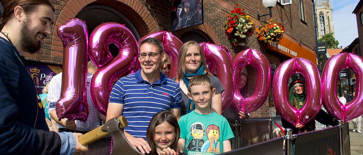 Jorvik welcomes its 18 millionth visitor as Viking popularity endures