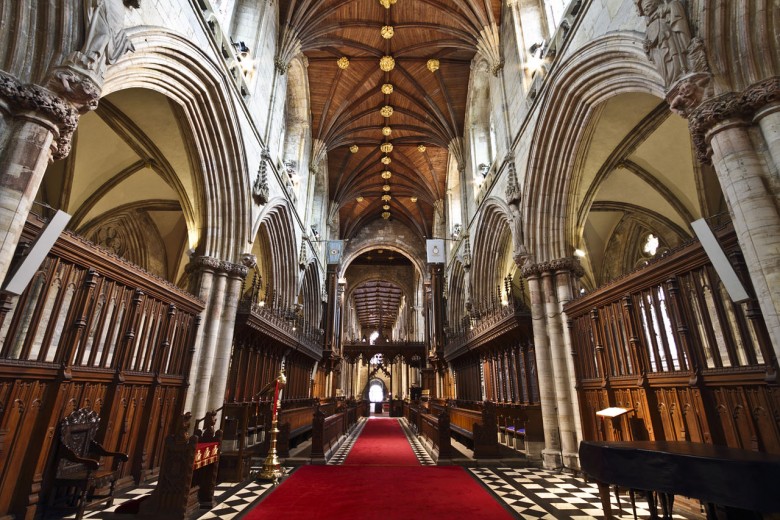 Inside Selby Abbey. Photograph © Michael Beckwith
