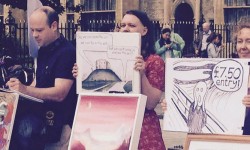 It should have been a joyful moment. Instead the opening of York Art Gallery is marred by anger and protests